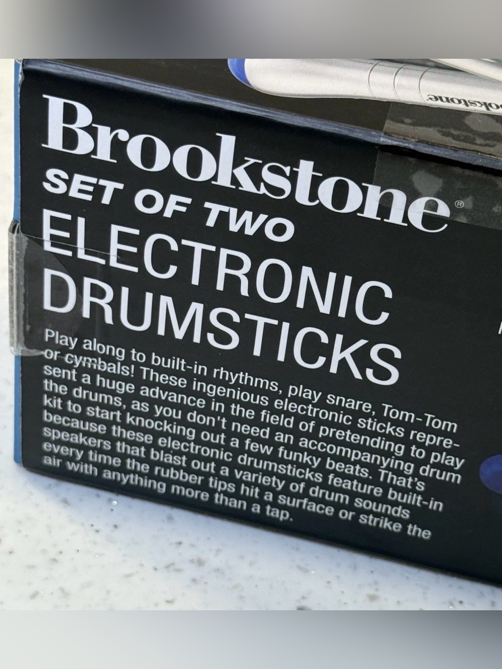 Brookstone - Set of Two Electronic Drumsticks - Built in Speakers - Instruments - Picture 10 of 11